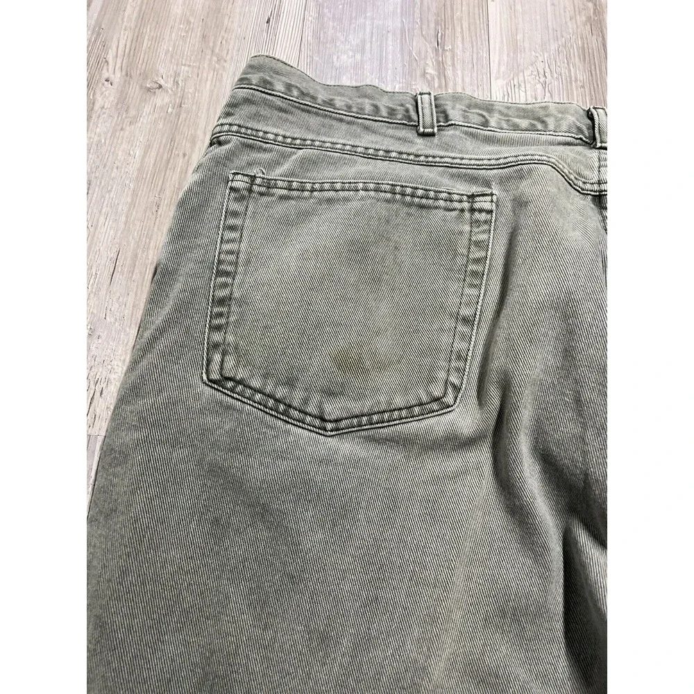 VINTAGE EDDIE‎ BAUER JEANS Mens 42x34 Relaxed Outdoor Gray Denim Workwear USA